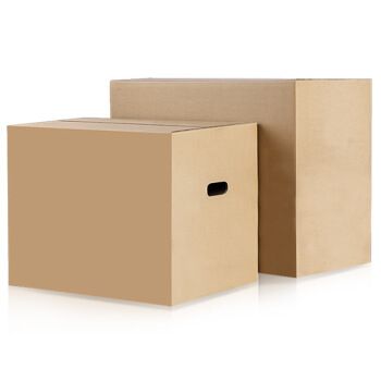 5个装 大特硬搬家纸箱子收纳整理包装盒快递打包搬家大纸箱 特硬90*60